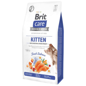 BRIT CARE СAT KITTEN SALMON sausā barība kaķēniem Lasis 7kg